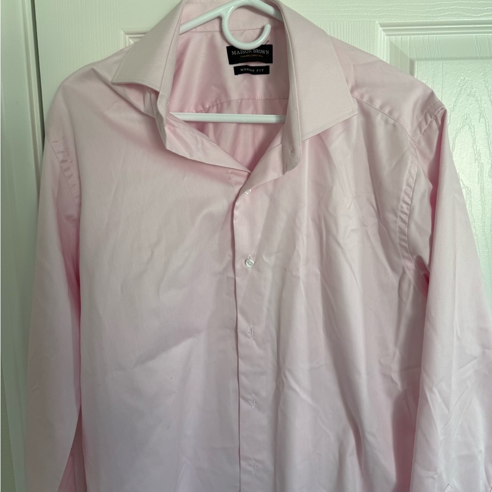 Men's Light Pink Dress Shirt